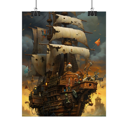 Swashbuckling Time Travelers: Maritime Adventure - Poster