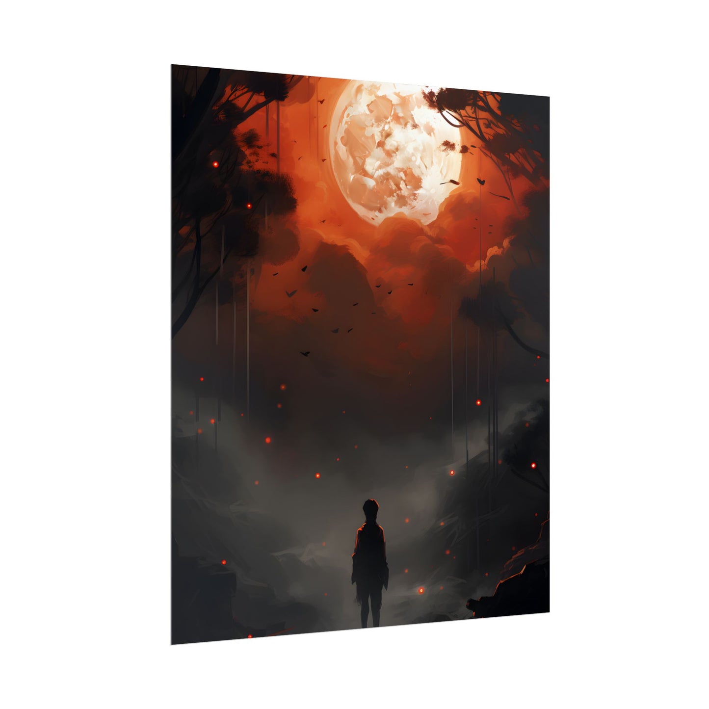 Serene Outdoors: A Peaceful Moment - Poster