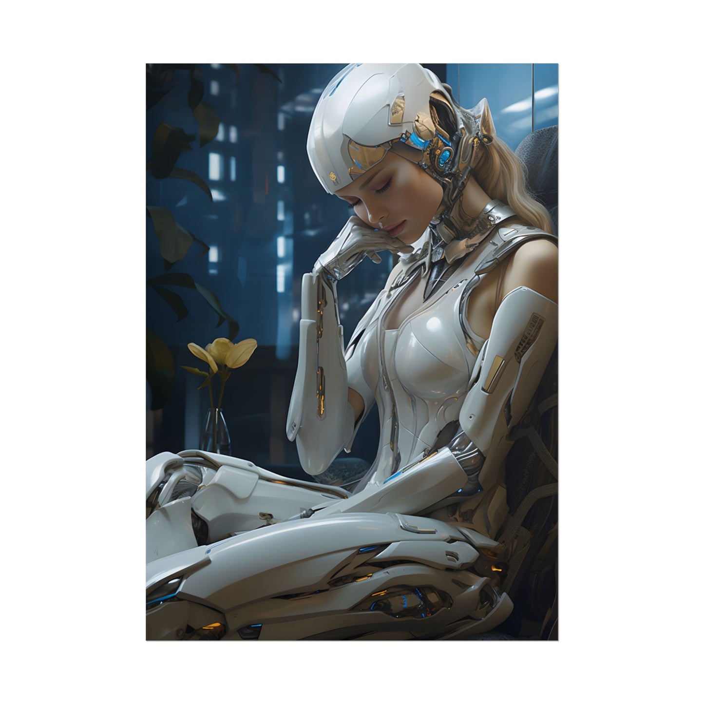 Modern Art Heist: Robot Team in Museum - Poster