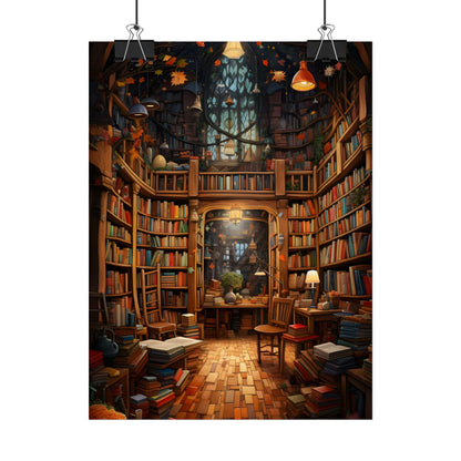 Charming Magical Bookshop: Cozy Book Lover's Paradise - Poster
