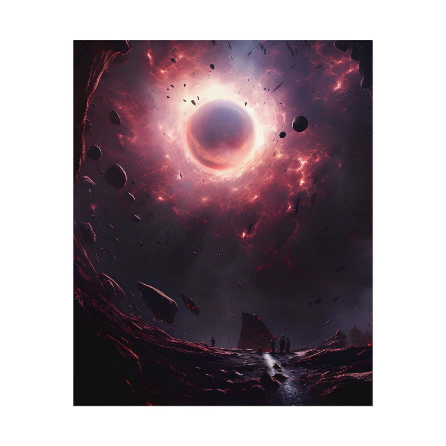 Cosmic Black Hole: Massive Planet in Stellar Orbit - Poster