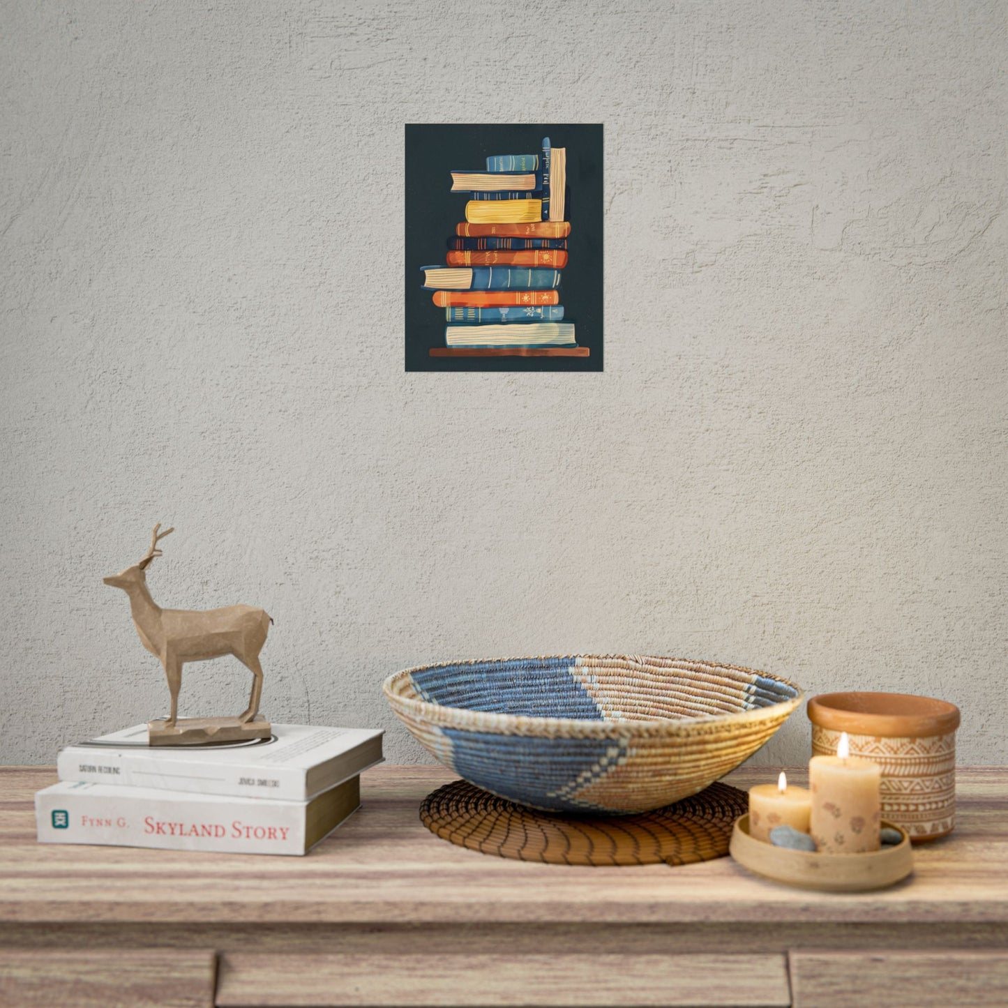 Custom Book Art: Literary Illustration - Poster