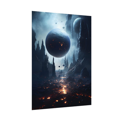 Stellar Encounter: Black Hole Cosmic Mystery - Poster