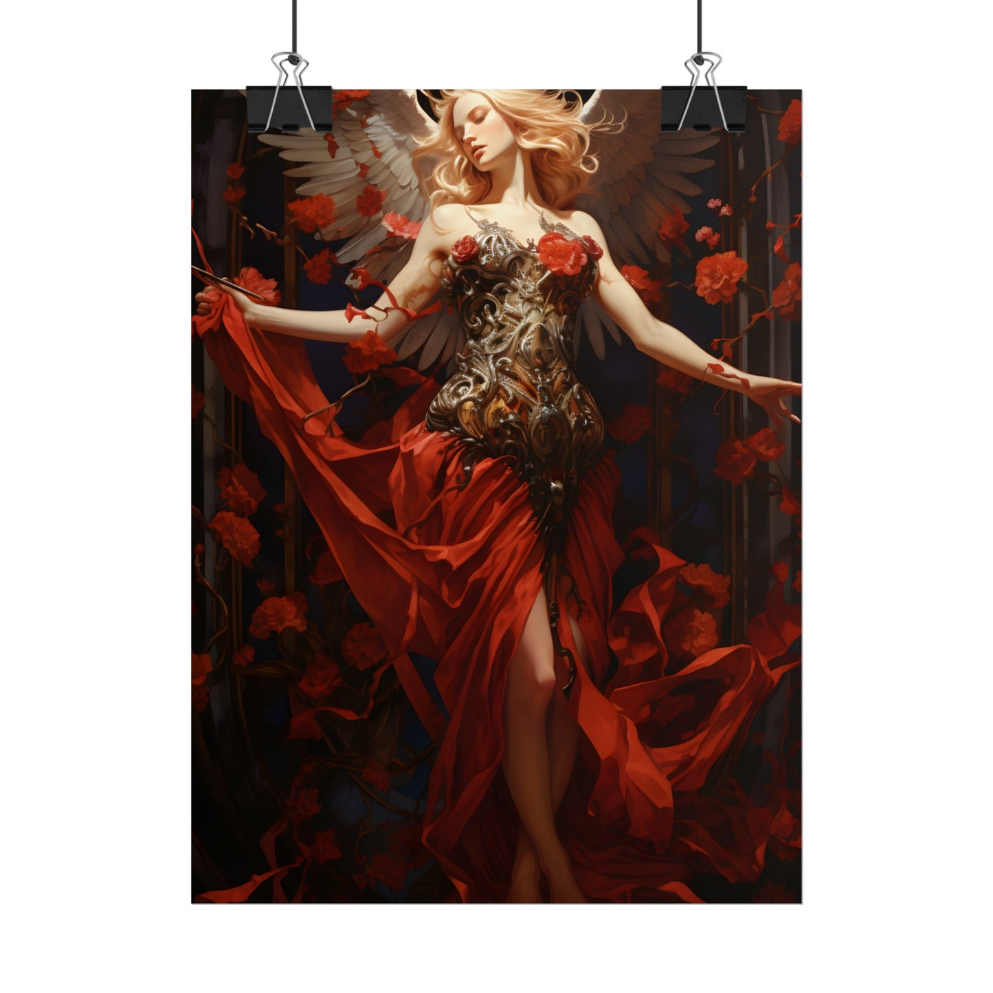 Enigmatic Guardian: A Figure of Mysterious Presence - Poster