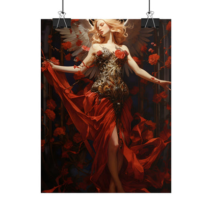 Enigmatic Guardian: A Figure of Mysterious Presence - Poster