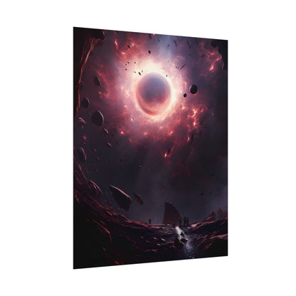 Cosmic Black Hole: Massive Planet in Stellar Orbit - Poster