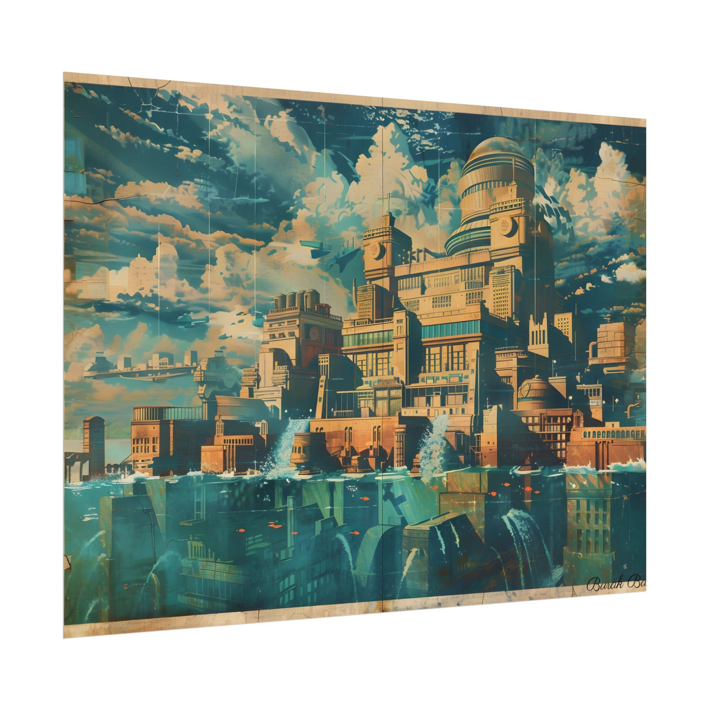 Vintage Travel Poster: Explore The Underwater Destination - Poster