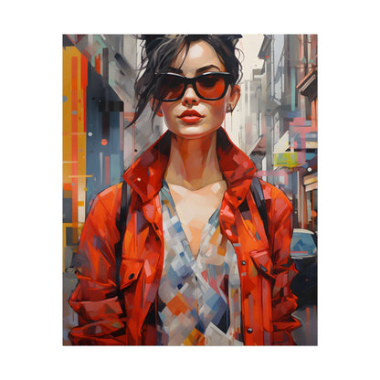 Urban City Style: Fashionista in the City - Poster