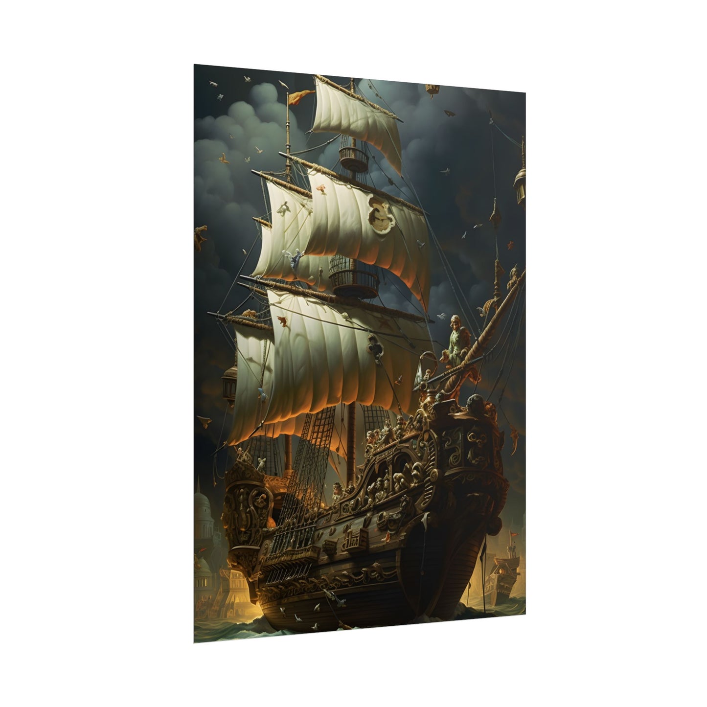 Swashbuckling Time-Traveling Pirate Crew: Artwork - Poster