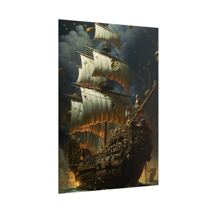 Swashbuckling Time-Traveling Pirate Crew: Artwork - Poster