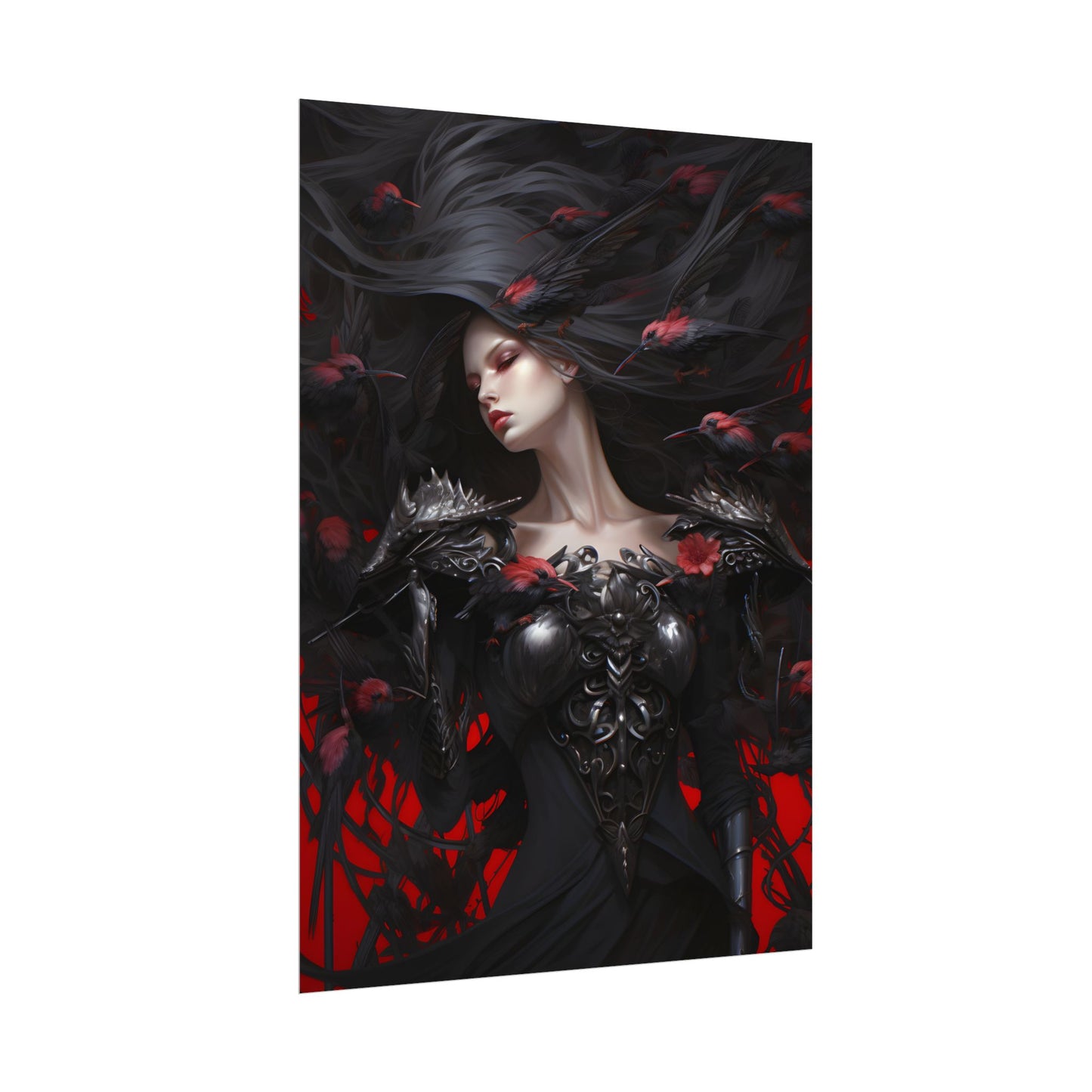 Enigmatic Songbird: Nature's Guardian Art - Poster