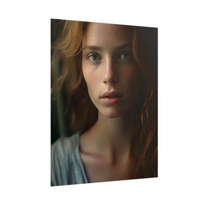 Close-Up Joy: Light Blue Eyes - Poster