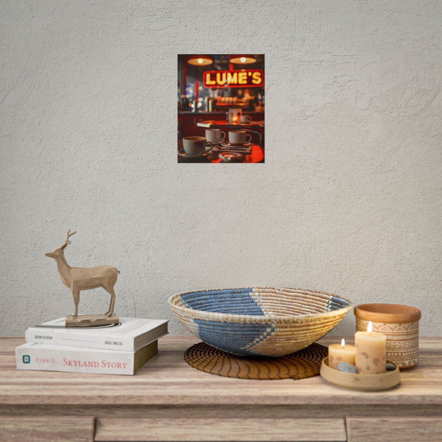 Retro Kitchen Diner: Vintage Artwork from Lukes - Poster