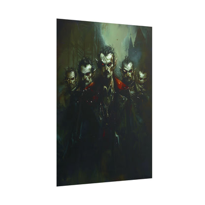 Gothic Vampires: Dark Fantasy Artwork - Poster
