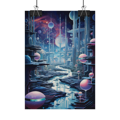 Celestial Art Gallery: Modern Architectural Design - Poster