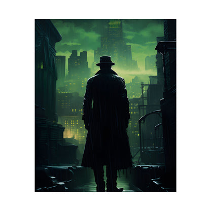 Urban Fantasy Detective: Hard-Boiled Mystery Artwork - Poster