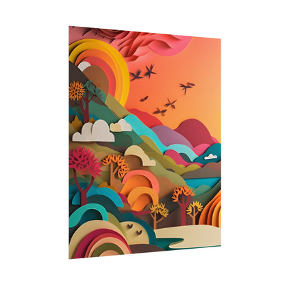 European Quilled Artwork: A Masterpiece of Paper Intricacy - Poster
