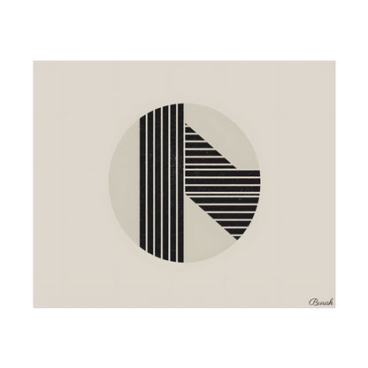 Modern Minimalist Poster: Bold Typography and Geometric Forms - Poster