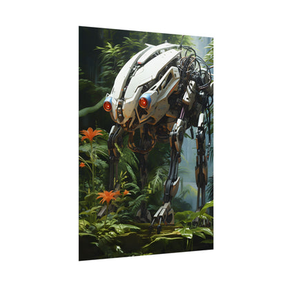 Robotic Wildlife Sanctuary: Harmony in Nature - Poster