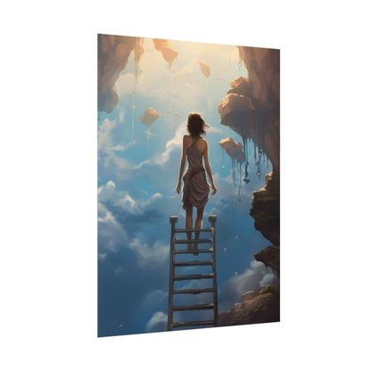 Casual Moment: Person Outdoor Portrait - Poster