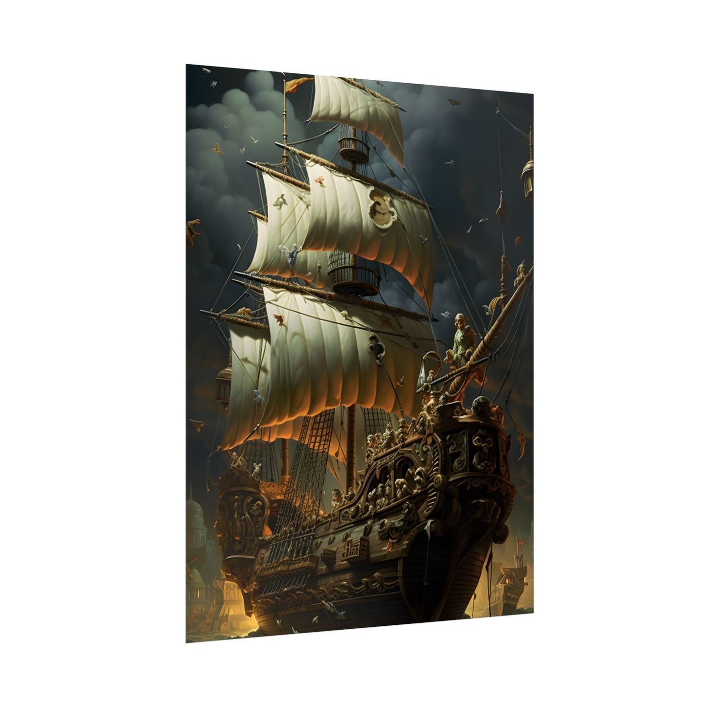 Swashbuckling Time-Traveling Pirate Crew: Artwork - Poster