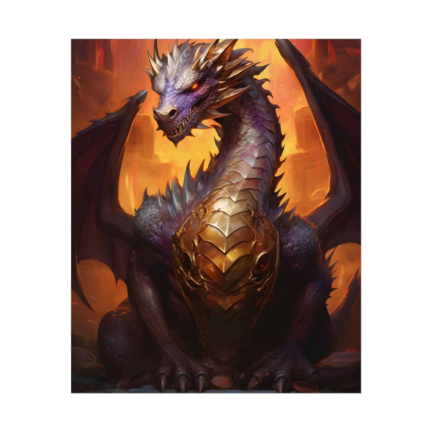 Fantasy Dragon's Treasure: Majestic Guardian - Poster
