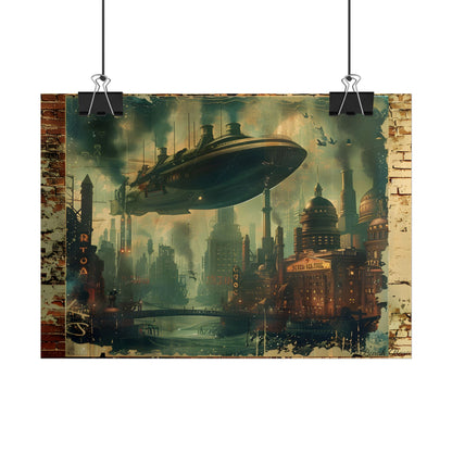 Vintage Underwater Travel Poster: Retro Ocean Adventure - Poster