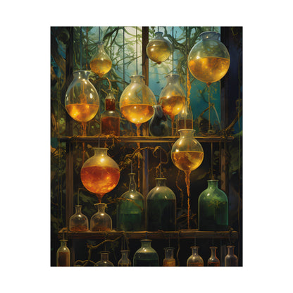 Vigors and Plasmids: Mysterious Lab Equipment Artwork - Poster