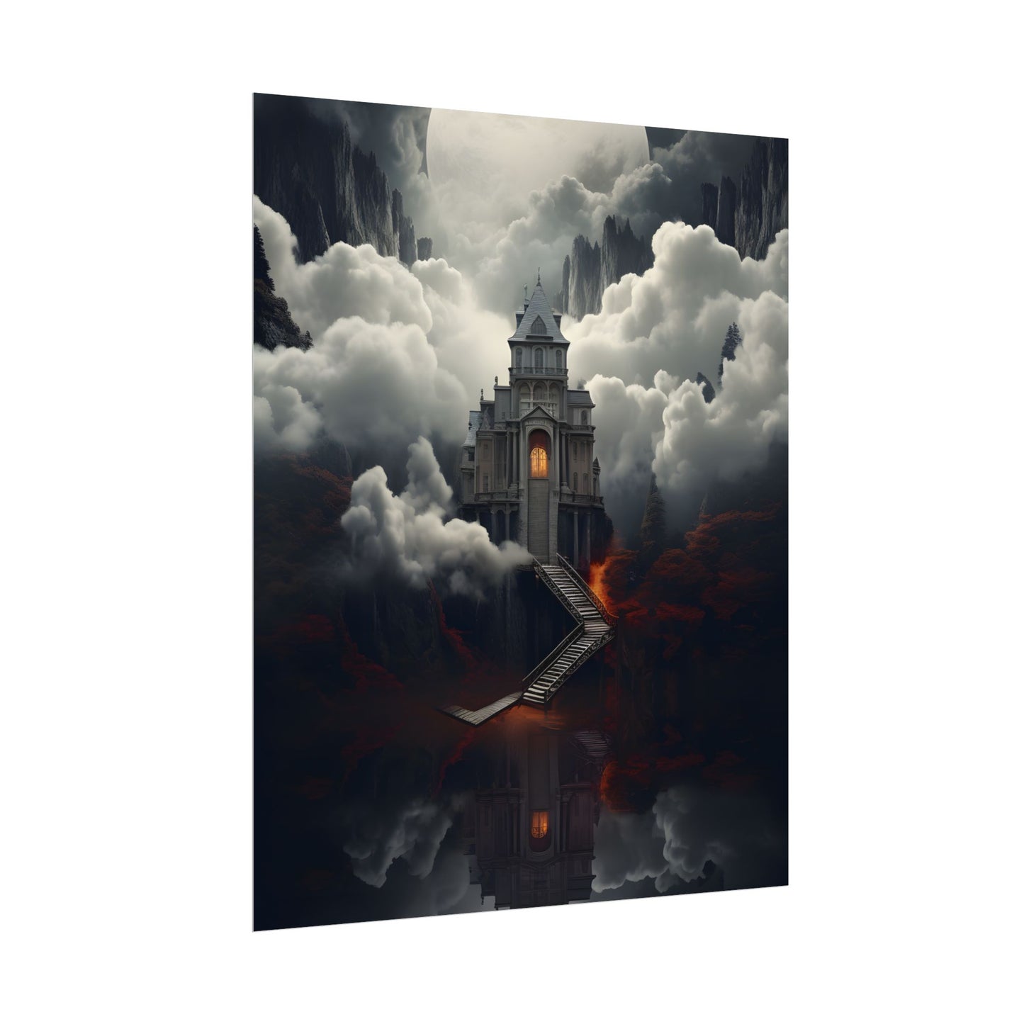 Handheld Message: Personal Artwork in a Small Oval Frame - Poster