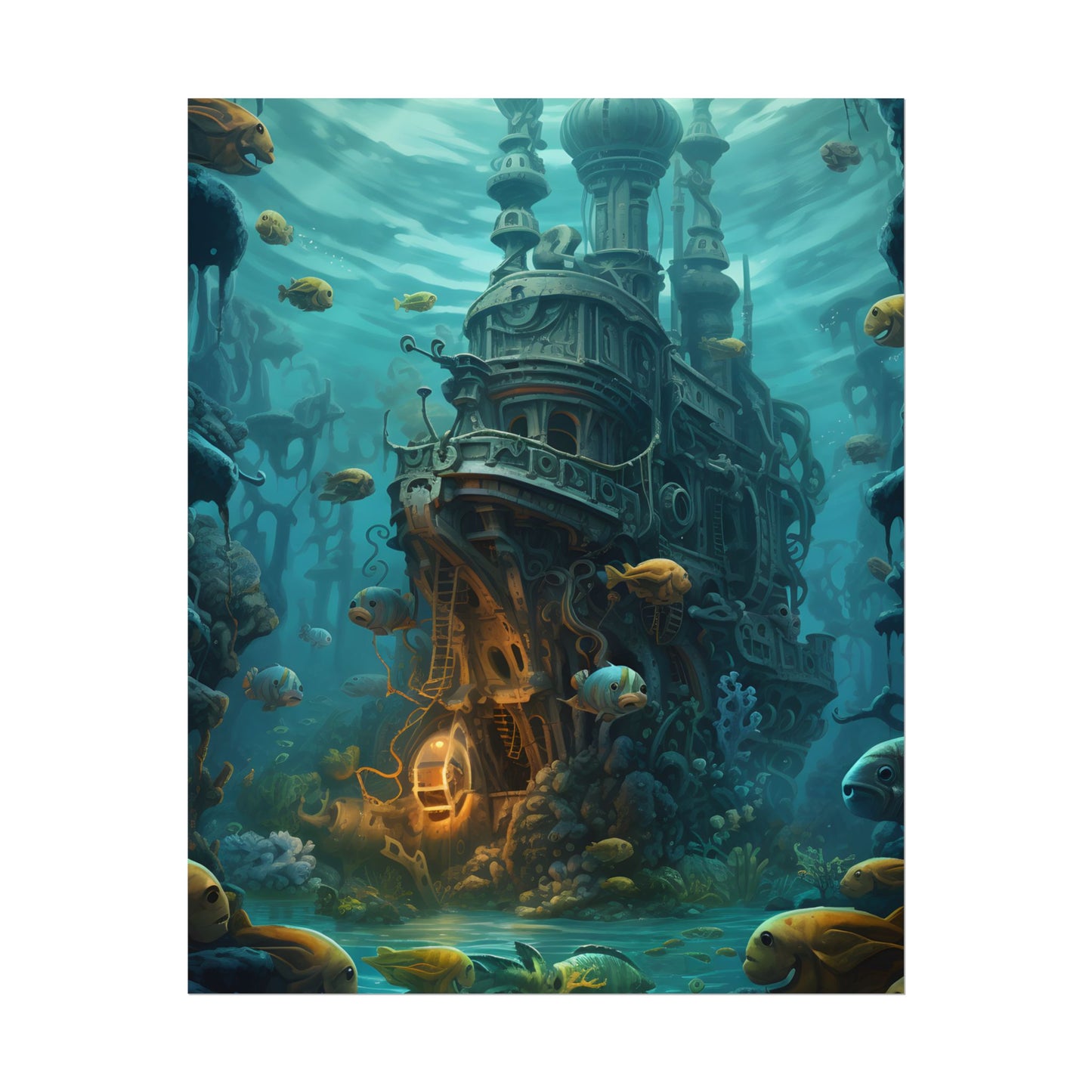 Steampunk Underwater Adventure: Captain Nemos Quest - Poster