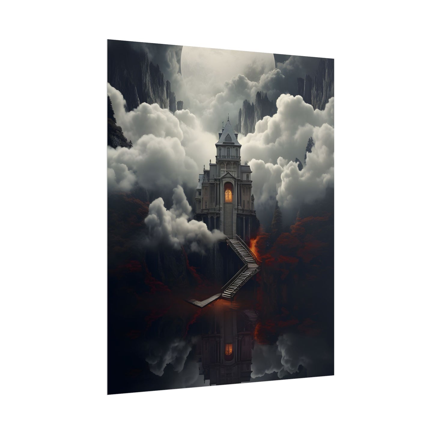 Handheld Message: Personal Artwork in a Small Oval Frame - Poster
