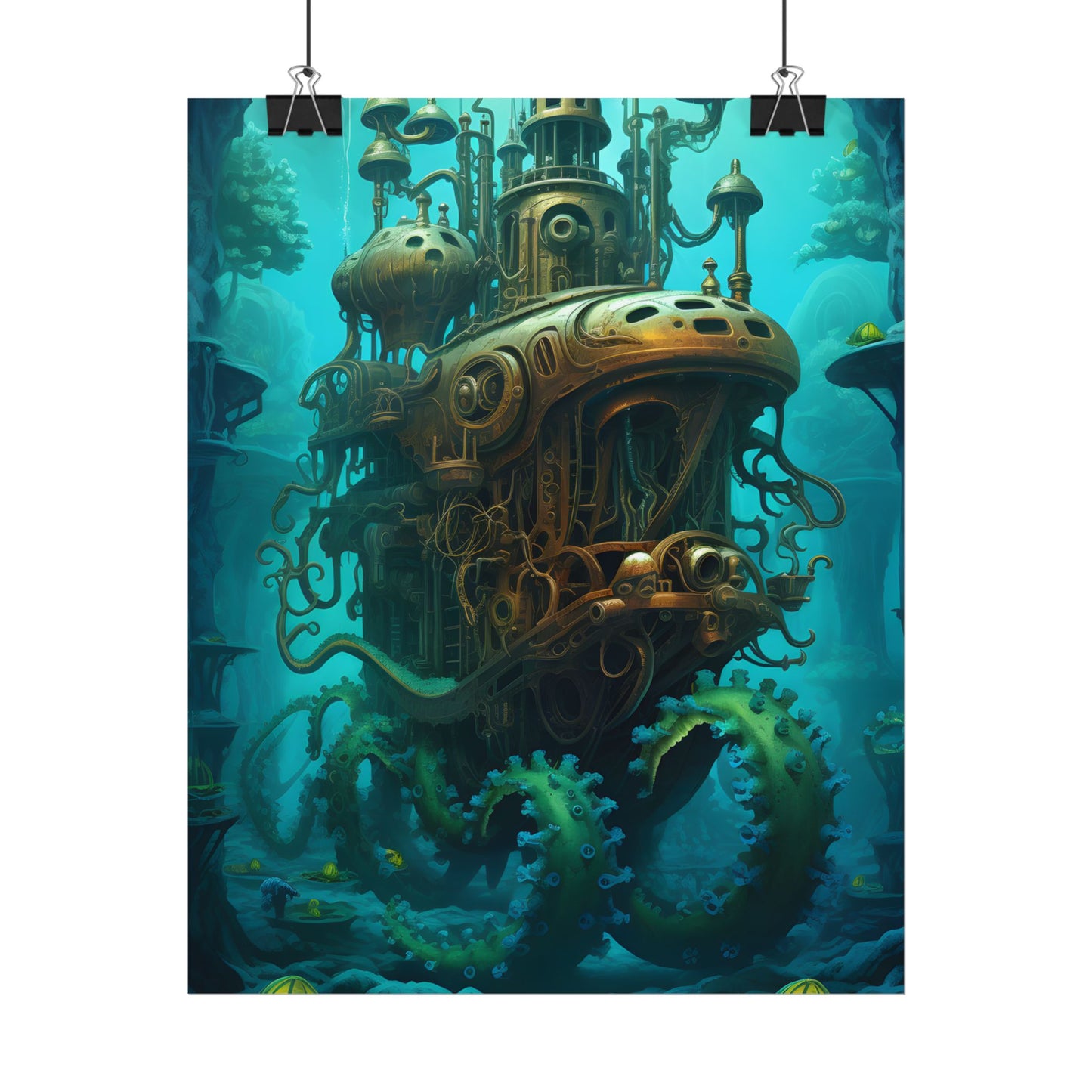 Steampunk Underwater Adventure: Dive into Discovery - Poster