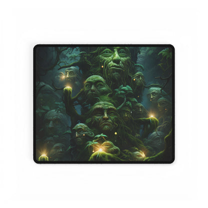 Mystical Ancient Forest Guardians: Natural Artwork - Desk Mat