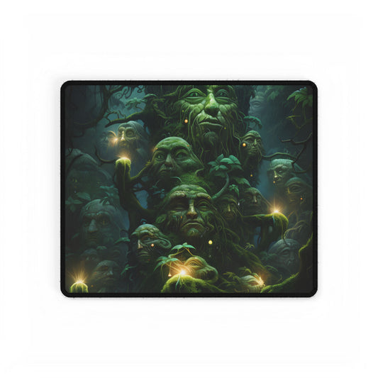 Mystical Ancient Forest Guardians: Natural Artwork - Desk Mat
