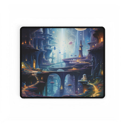 Celestial Art Gallery: Astronomical Scenes - Modern Space Artwork - Desk Mat