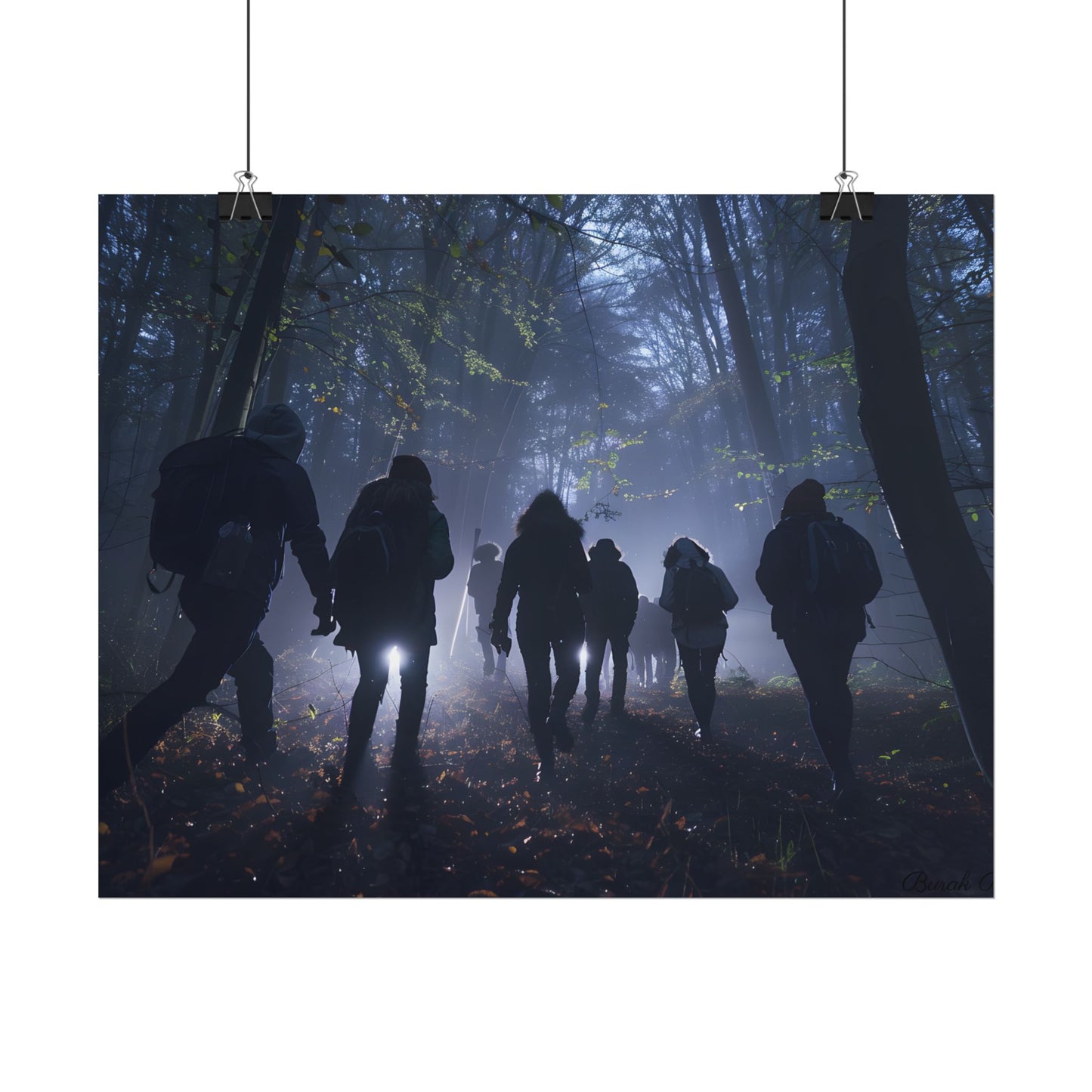 Mysterious Forest Adventure: Exploring with Courage - Poster