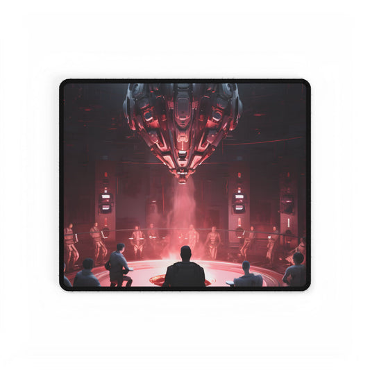 Robot Orchestra: Musical Harmony in Artistic Rhythm - Desk Mat