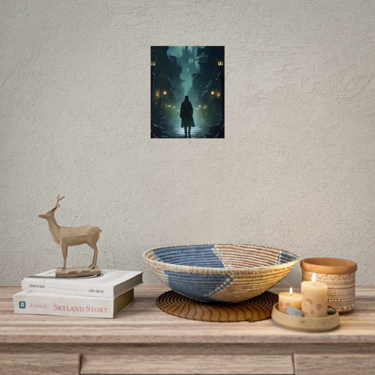 Urban Noir Detective: Mystery Solving Artwork - Poster