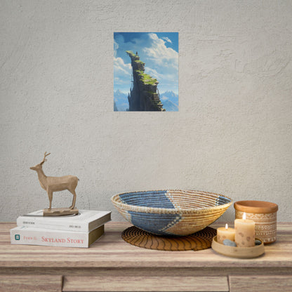 Beautiful Outdoor Moment: A Serene Person in Nature - Poster