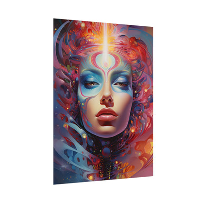 Vibrant Celestial Art Gallery: Wide Angle Shot - Poster