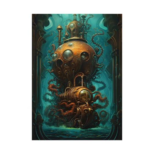 Underwater Steampunk Odyssey: A Captain Nemos Adventure - Poster