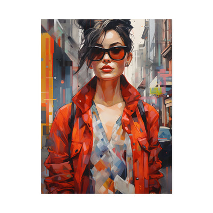 Urban City Style: Fashionista in the City - Poster