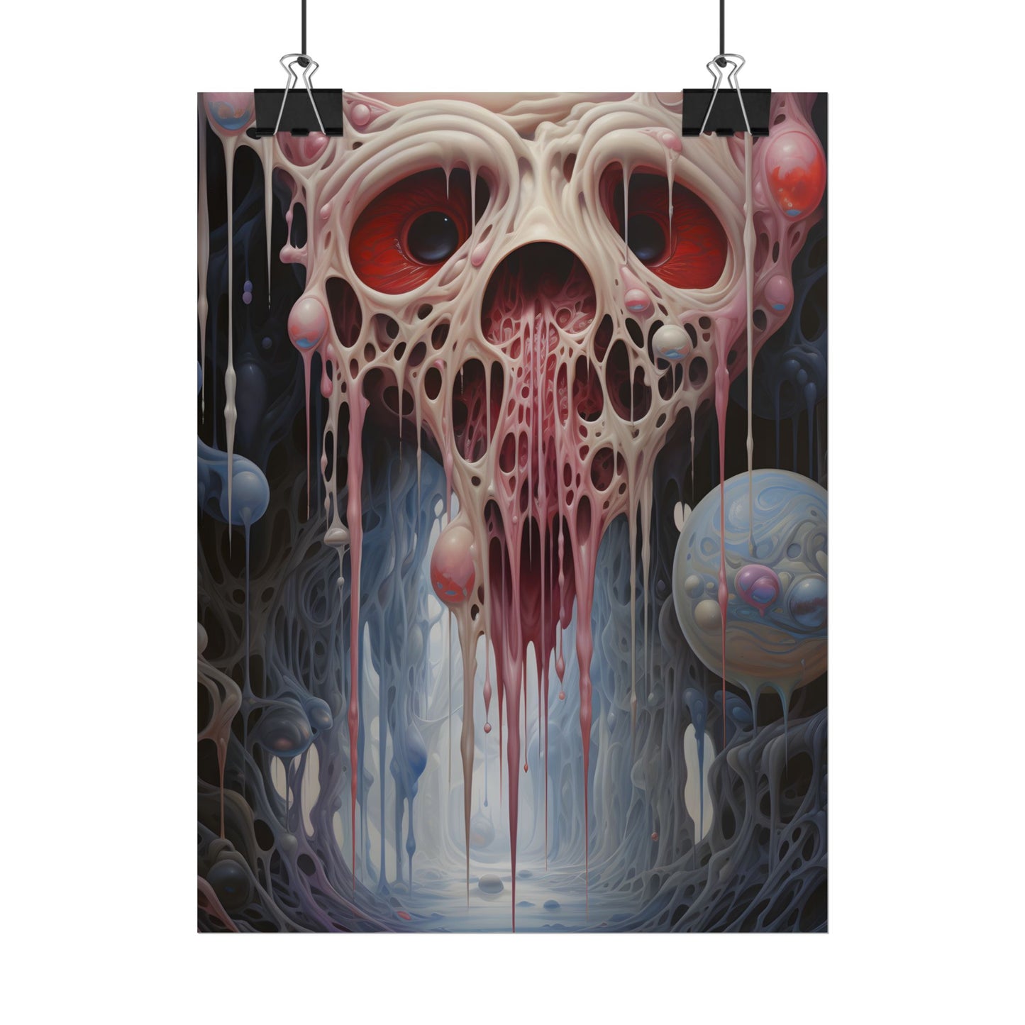 Rifts in Reality: Interdimensional Portals - Digital Fantasy Art - Poster