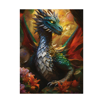 Epic Fantasy Dragon: Ancient Guardian of Wonder - Poster