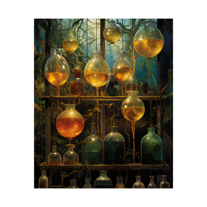 Vigors and Plasmids: Mysterious Lab Equipment Artwork - Poster