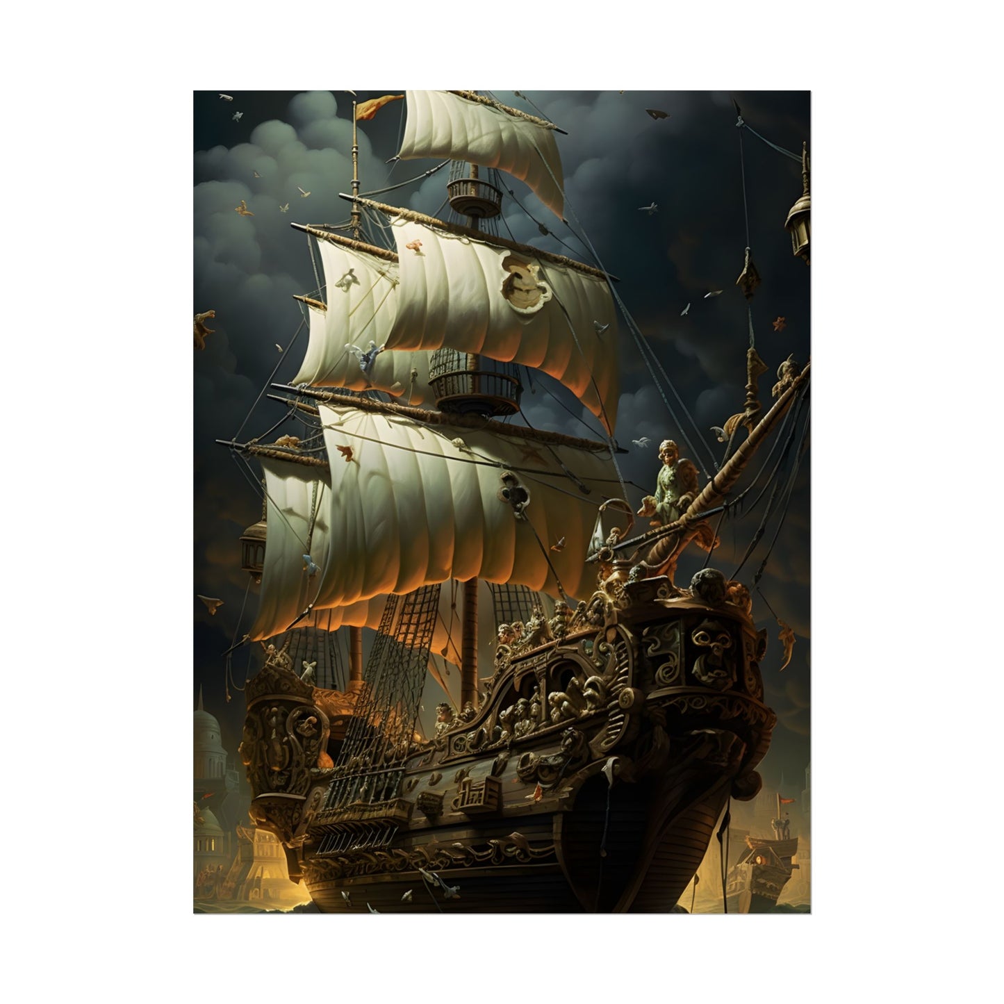 Swashbuckling Time-Traveling Pirate Crew: Artwork - Poster
