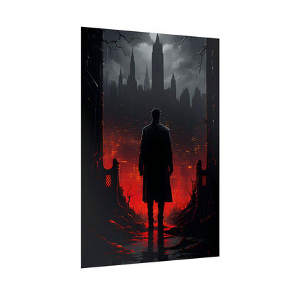 Urban Fantasy Detective: City Streets Mystery Artwork - Poster