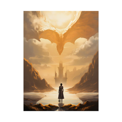 Green Handheld: Close-Up Artwork with Glossy Details - Poster