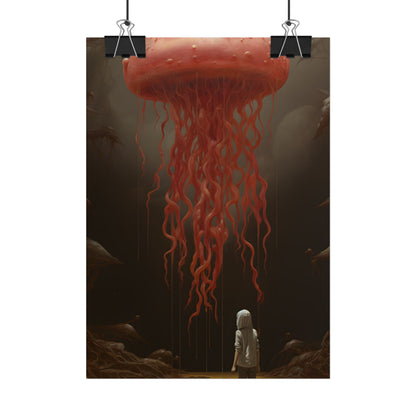 Serious Book Cover Art: Illustrative Masterpiece - Poster
