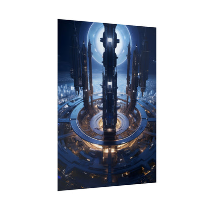 Massive Space Station: A Complex Oasis in Outer Space - Poster